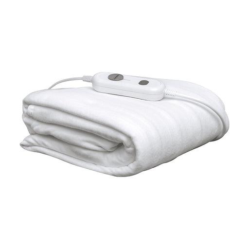 Daewoo White Electric Heated Underblanket Winter Blanket Double Size