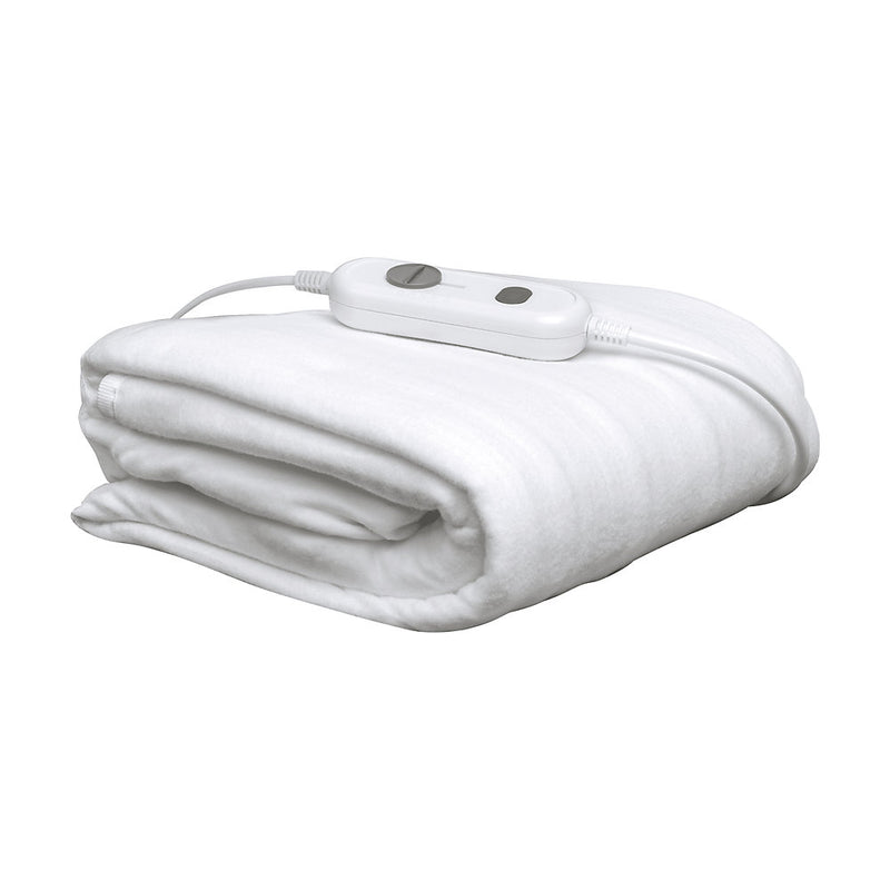 Daewoo White Electric Heated Underblanket Winter Blanket Double Size