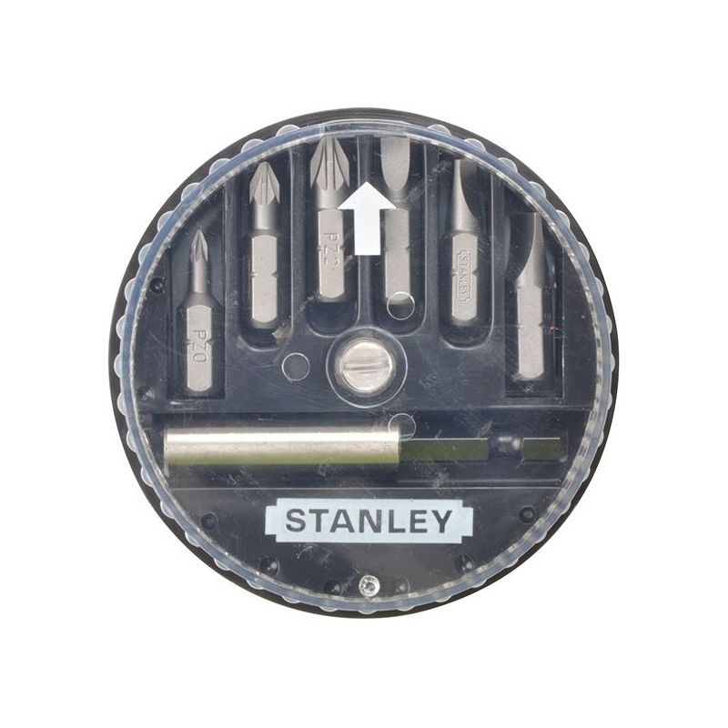 Stanley® Hand Tools Slotted/Pozidriv Insert Bit Set, 7 Piece STANLEY® Hand Tools - RockBottom Nothampton