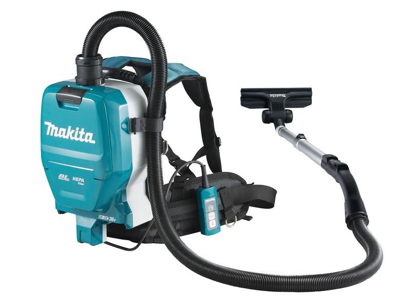 Makita DVC261ZX11 LXT BL Backpack Vacuum Cleaner 36V (2 x 18V) Bare Unit Makita - RockBottom Northampton 