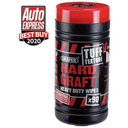 Draper 'Hard Graft' Tuff Texture Heavy Duty Wipes (Tub of 90) 84712 Draper - Town Tools 