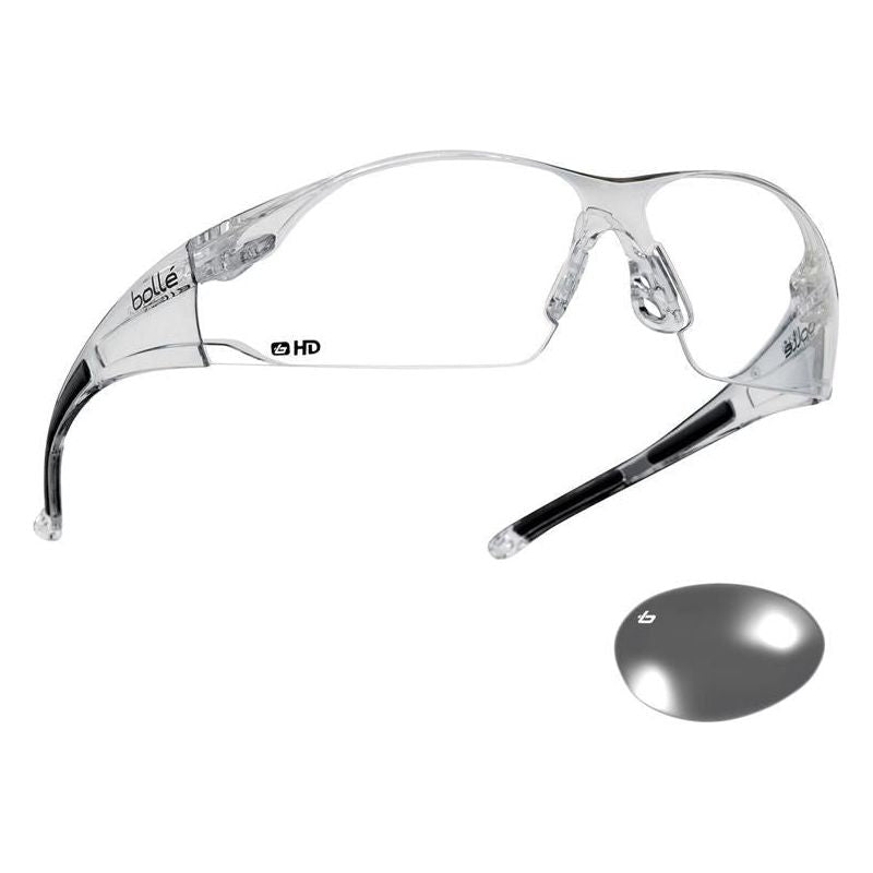 Bolle Safety RUSH Safety Glasses - Clear HD Bolle Safety - RockBottom Northampton