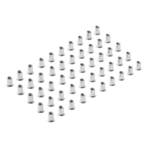 Draper Zinc Plated Threaded Insert Rivet Nuts, M8 x 1.25mm (Pack of 50) Draper - Town Tools
