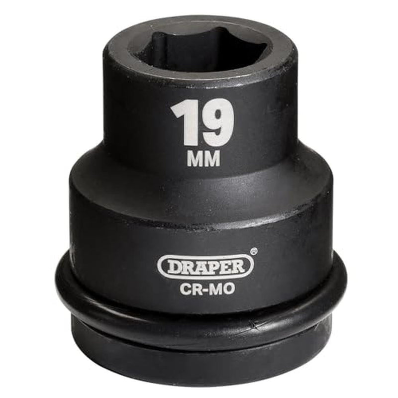 Draper HI-TORQ 6 Point Impact Socket, 3/4" Sq. Dr., 19mm 28660 Draper - Town Tools 