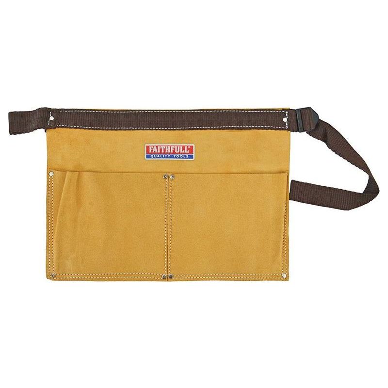 Faithfull NP2 Nail Pouch Double Pocket Faithfull - RockBottom Northampton