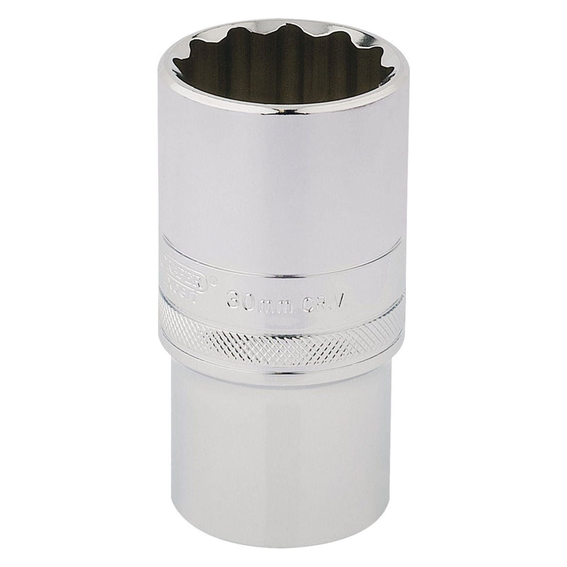 Draper Draper HI-TORQ 12 Point Deep Socket, 1/2" Sq. Dr., 30mm Draper - Town Tools