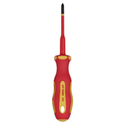 Draper XP1000 VDE Slimline Cross Slot Screwdriver, No.1 x 80mm 02163 Draper - Town Tools 