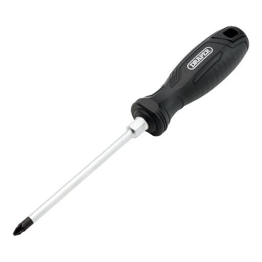 Draper Pozi Hard Grip Screwdriver, PZ2 x 125mm Draper - Town Tools