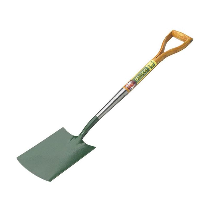Bulldog Premier Wooden Handle Garden Spade Bulldog - RockBottom Northampton