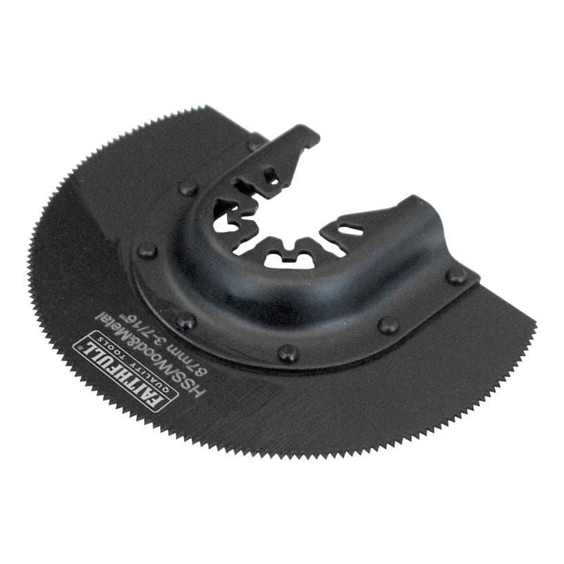 Faithfull Multi-Functional Tool HSS Radial Blade Wood/Metal 87mm Faithfull - RockBottom Northampton