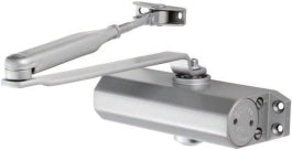 Overhead Door Closer Fixed Size 3 C/W Fig 6 Bracket - Silver