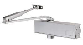 Overhead Door Closer Adjustable Size 2-4 Template C/W Fig 66 Bracket - Silver