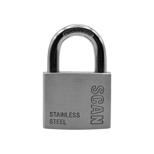 Scan Stainless Steel Padlock 50mm Scan - RockBottom Nothampton