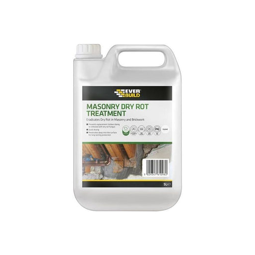 Everbuild Sika Masonry Dry Rot Treatment 5 litre Everbuild Sika - RockBottom Northamptin