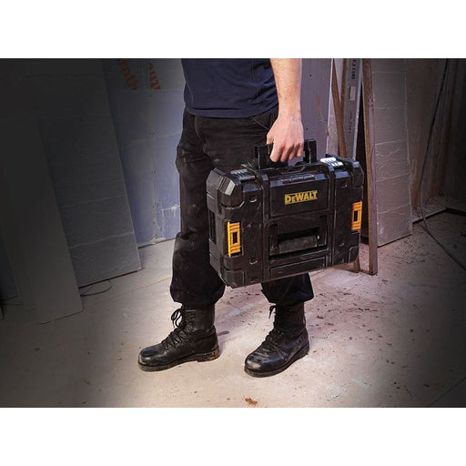 Dewalt Power Tools TSTAK™ II Toolbox (Suitcase Flat Top) DeWALT Power Tools - RockBottom Northampton