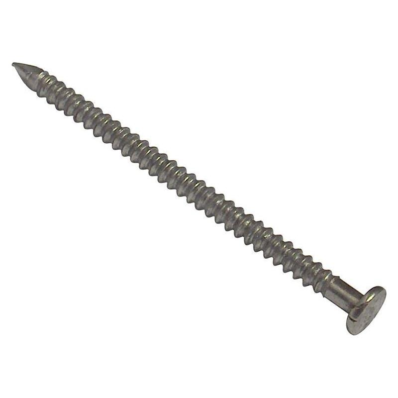 Forgefix Annular Ring Shank Nail Bright Finish 75mm Bag Weight 500g ForgeFix - RockBottom Northampton