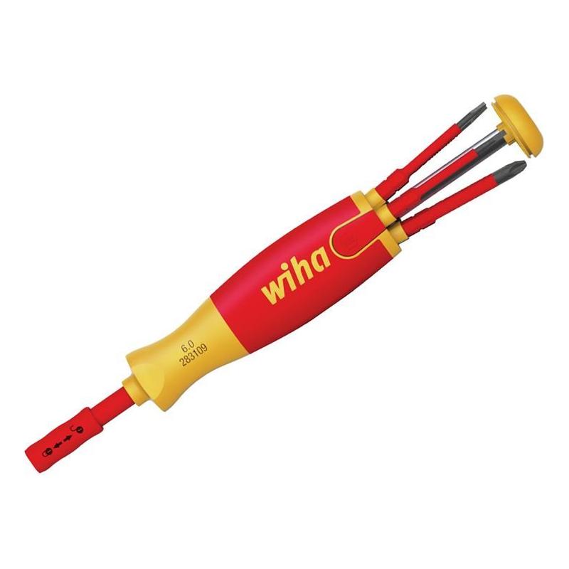 Wiha LiftUp electric Bit Magazine SL/PH Screwdriver Set, 6 Piece Wiha - RockBottom Northampton