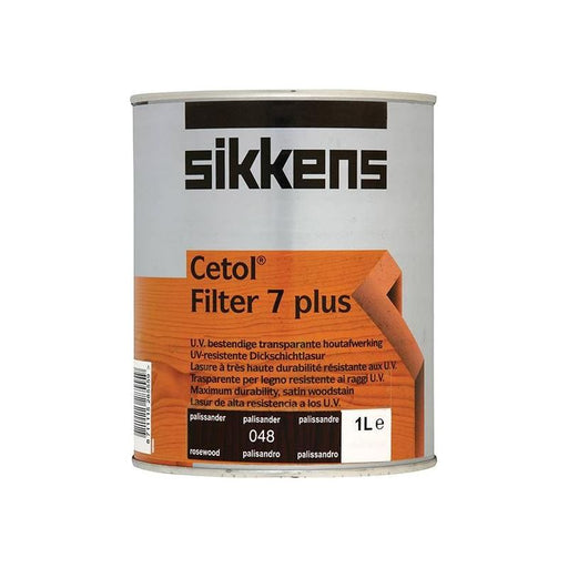 Sikkens Cetol Filter 7 Plus Translucent Woodstain Rosewood 1 litre Sikkens - RockBottom Nothampton
