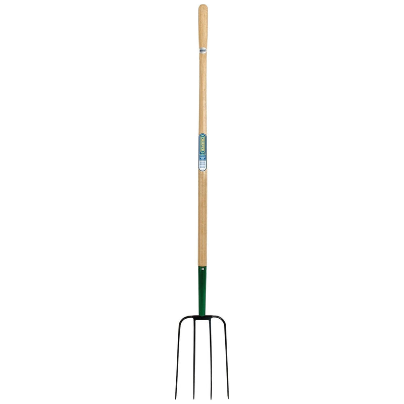 Draper 4 Prong Manure Fork with Wood Shaft 63579 Draper - Town Tools 