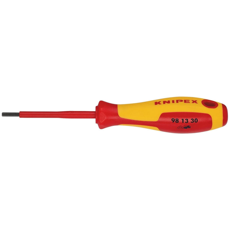 Draper Knipex 98 13 30 VDE Insulated Hexagon Screwdriver, 3.0 x 75mm Draper - Town Tools