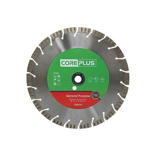 Coreplus GP300 General-Purpose Hybrid Turbo Diamond Blade 300mm CorePlus - RockBottom Northampton