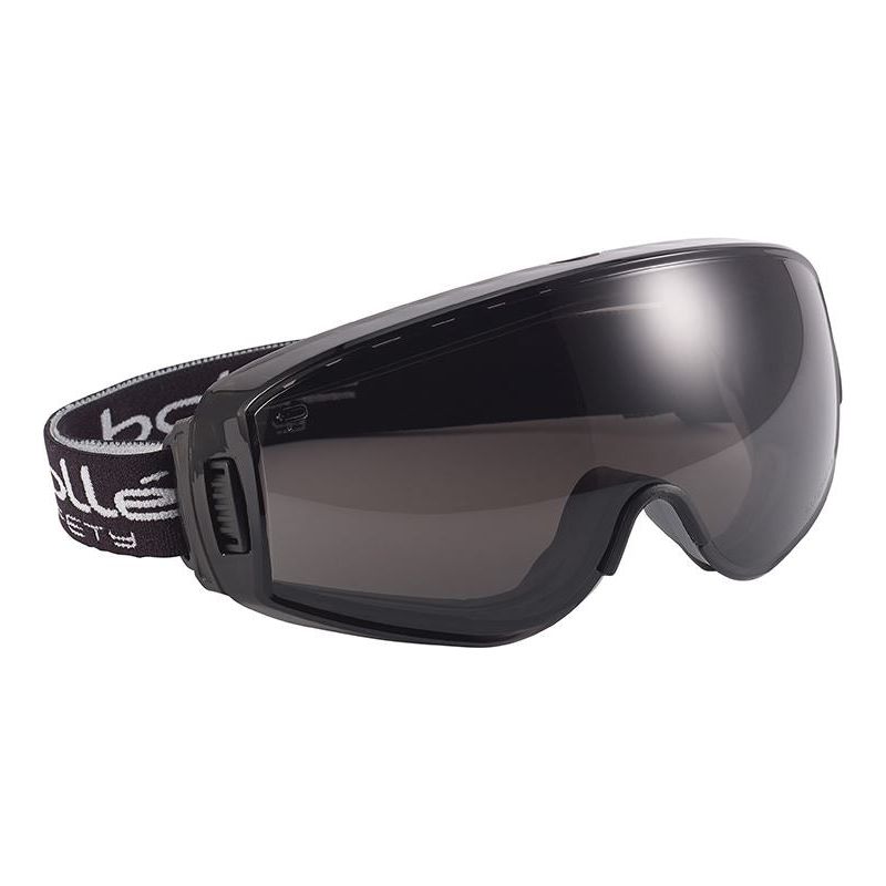 Bolle Safety Pilot PLATINUM® Ventilated Safety Goggles - Smoke Bolle Safety - RockBottom Northampton