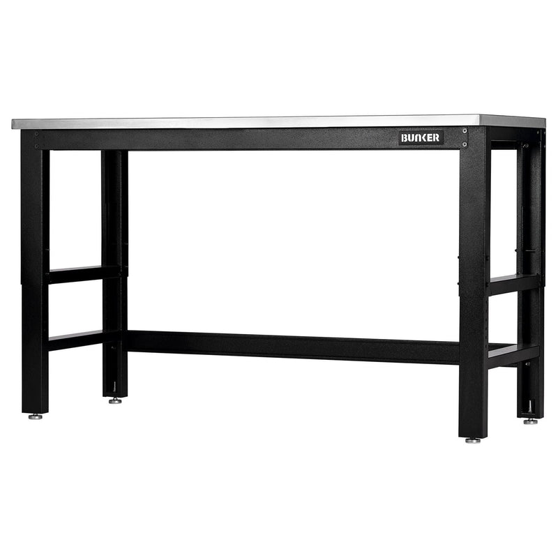Draper Bunker Workbench with Stainless Steel Worktop, 1550mm Draper - Town Tools