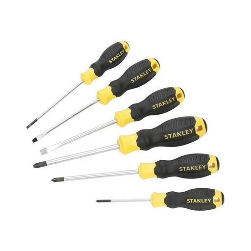Stanley® Hand Tools CUSHION GRIP™ Screwdriver Set, 6 Piece STANLEY® Hand Tools - RockBottom Nothampton