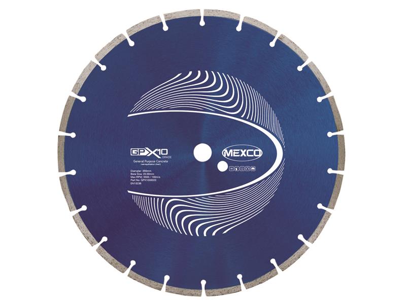 MEXCO - GPX10 Concrete Diamond Blade 350 x 20mm