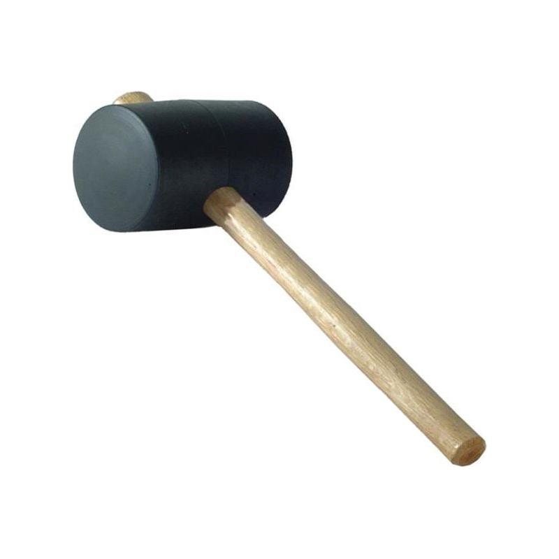 Faithfull Rubber Mallet - Black 567g (20oz) Faithfull - RockBottom Northampton