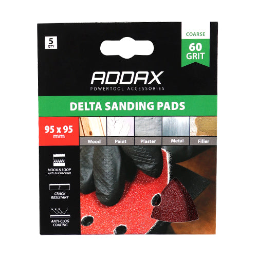 TIMCO Delta Sanding Pads 60 Grit Red