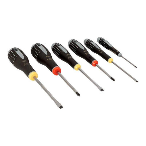 Bahco BE-9881 ERGO™ Screwdriver Set, 6 Piece Bahco - RockBottom Northampton