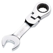 Draper HI-TORQ Metric Stubby Flexible Head Ratchet Combination Spanner, 14mm Draper - Town Tools