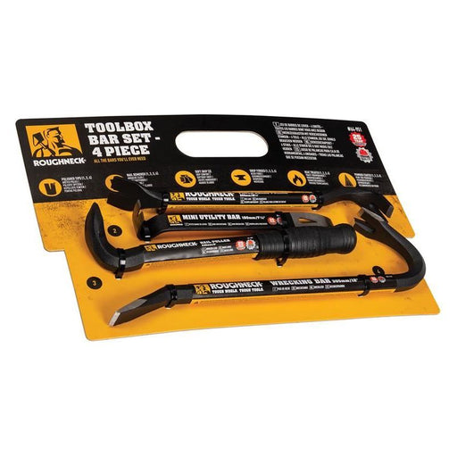 Roughneck Toolbox Bar Set, 4 Piece Roughneck - RockBottom Nothampton