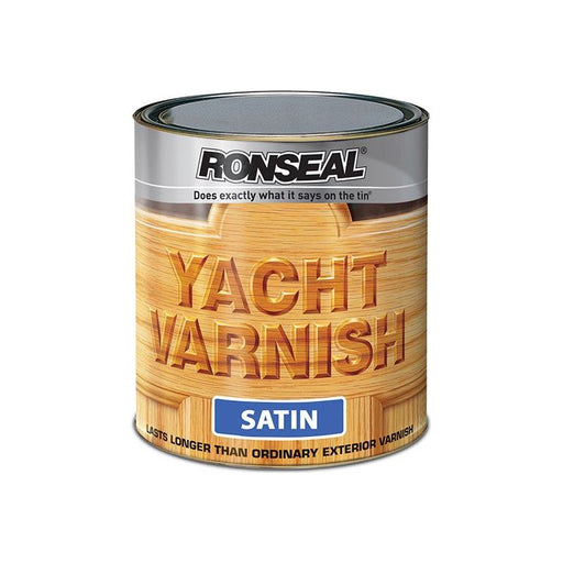 Ronseal Exterior Yacht Varnish Satin 2.5 litre Ronseal - RockBottom Nothampton