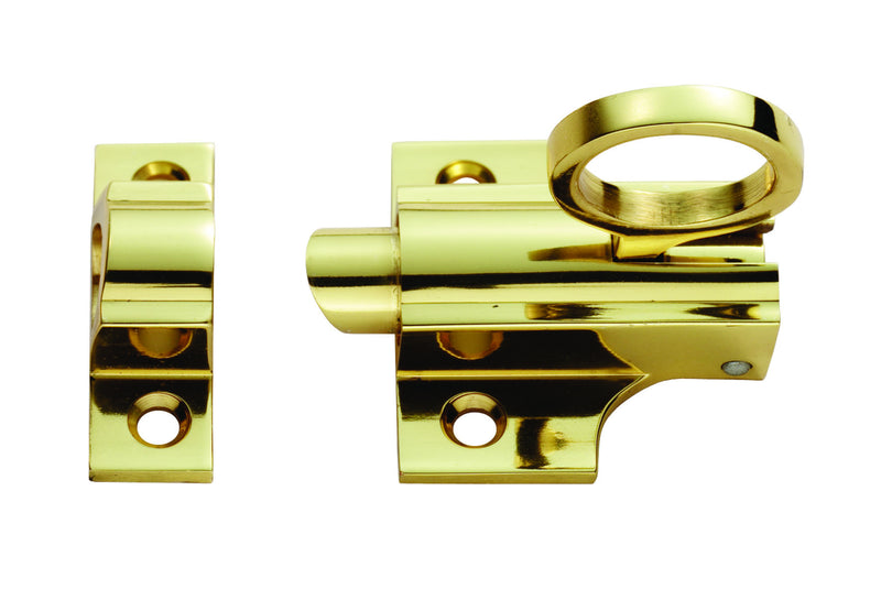 Fan Light Catch - Polished Brass