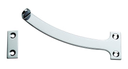 Quadrant Arm Casement Stay - Polished Chrome 150MM