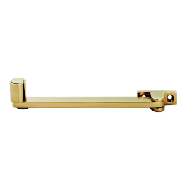 Roller Arm Stay - Polished Brass 150MM