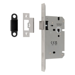 60Mm Din Latch - Square - Satin Stainless Steel