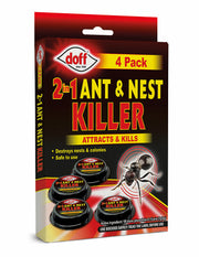 Doff 2 in 1 Ant & Nest Killer - Bait Station, contains 2 bait stations