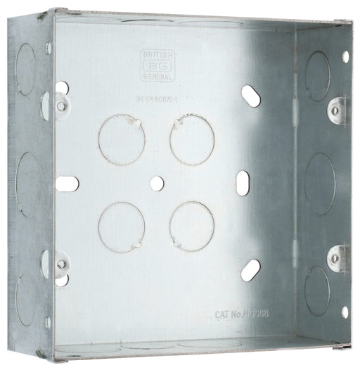 BG Electrical Contractor - Flush Metal Box for 6-8 Module Grid