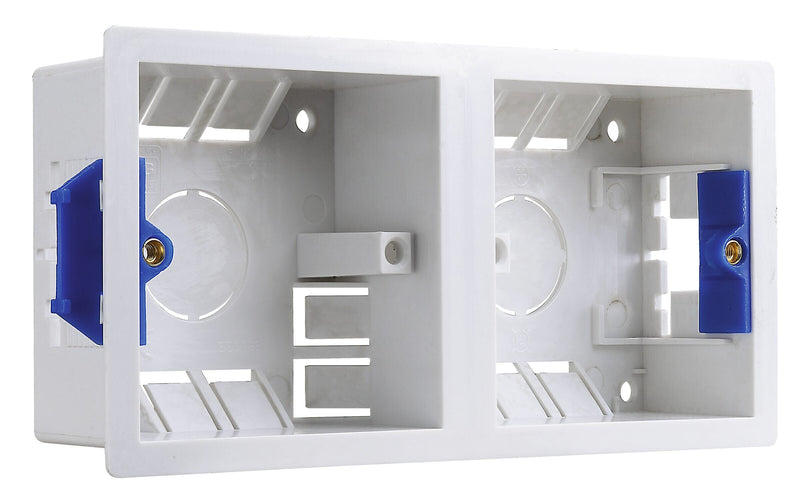 BG Electrical Contractor - Dual Dry Lining Box, 35mm
