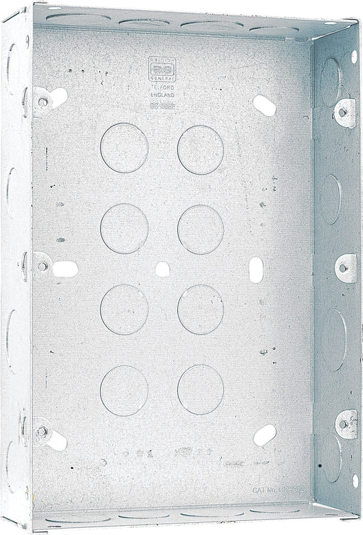 BG Electrical Contractor - Flush Metal Box for 9-12 Module Grid