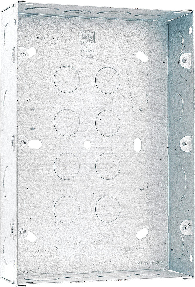 BG Electrical Contractor - Flush Metal Box for 9-12 Module Grid