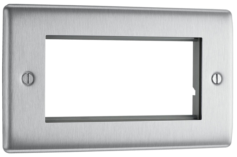 BG Electrical Euro Module - 4 module - rectangular