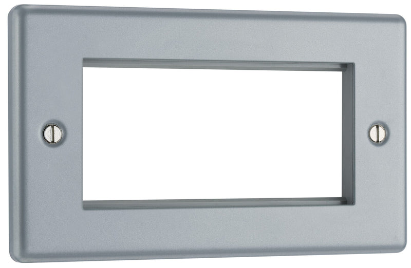 BG Electrical Euro Module - 4 module - rectangular