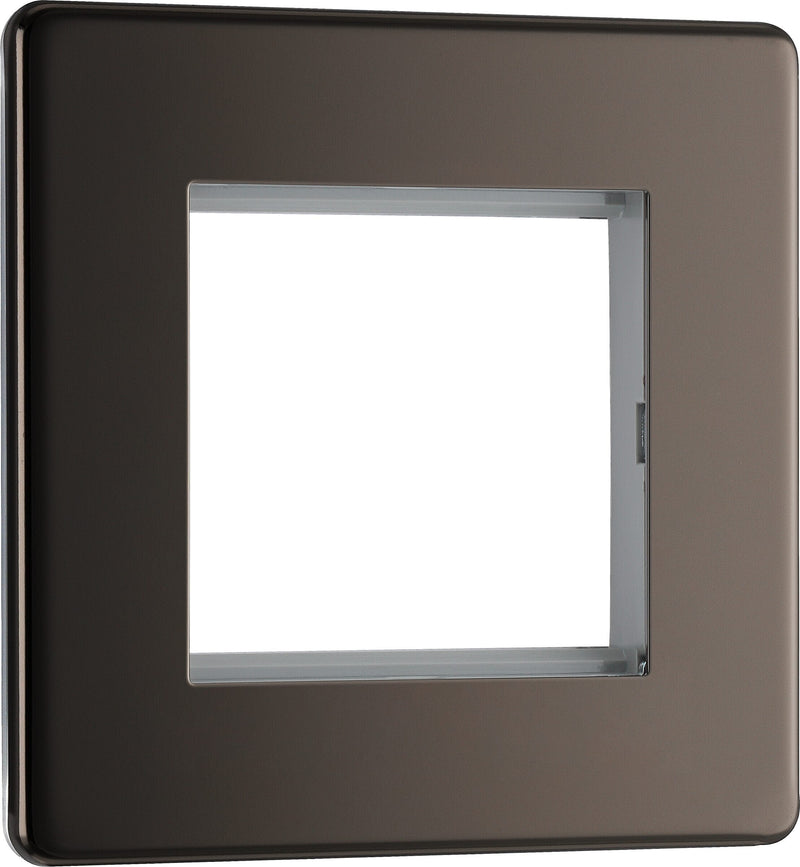 BG Electrical Euro Module - 2 module - square