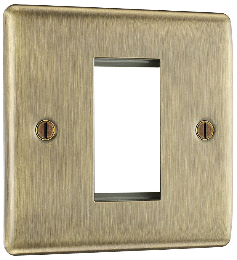 BG Electrical Euro Module - 1 module - square