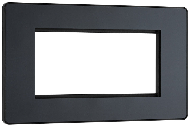 BG Electrical Euro Module - 4 module - rectangular