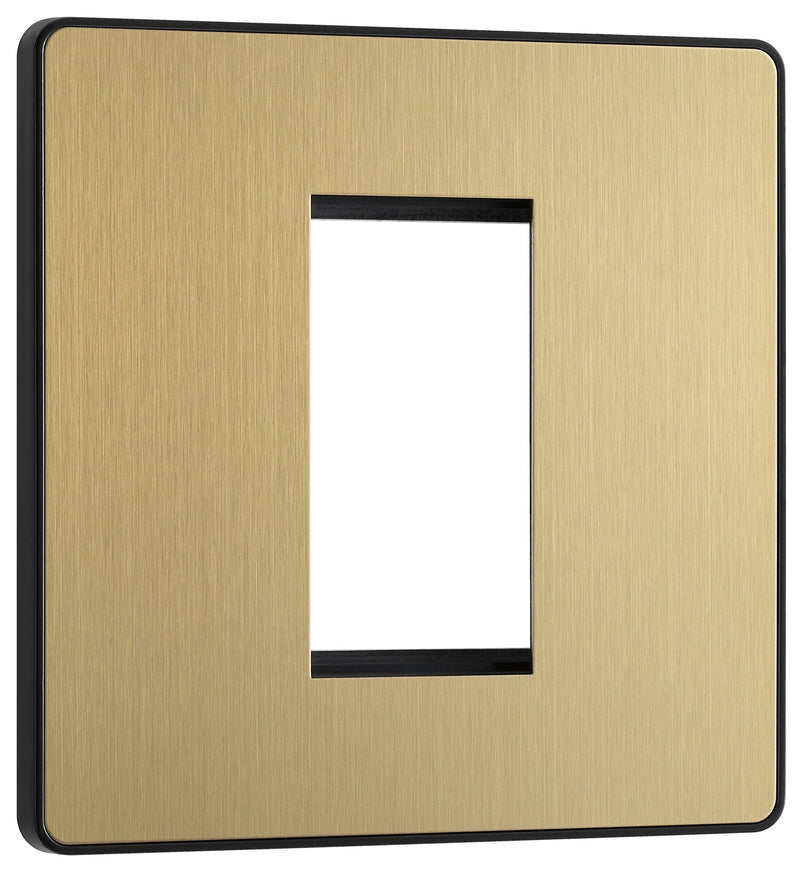 BG Electrical Euro Module - 1 module - square